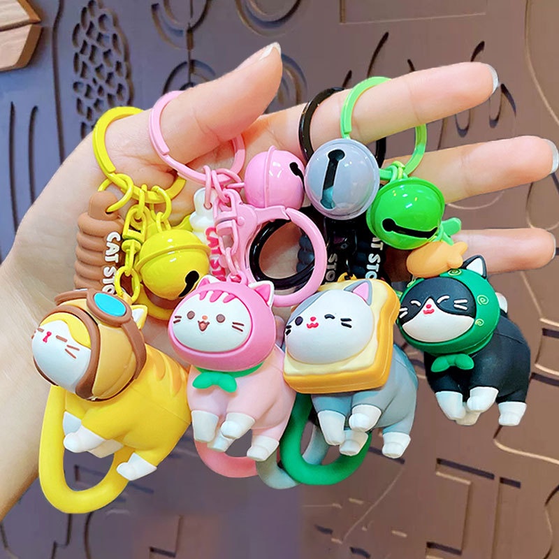 Xxmmd Móc Khóa Hình Mèo Hoạt Hình Đáng Yêu
