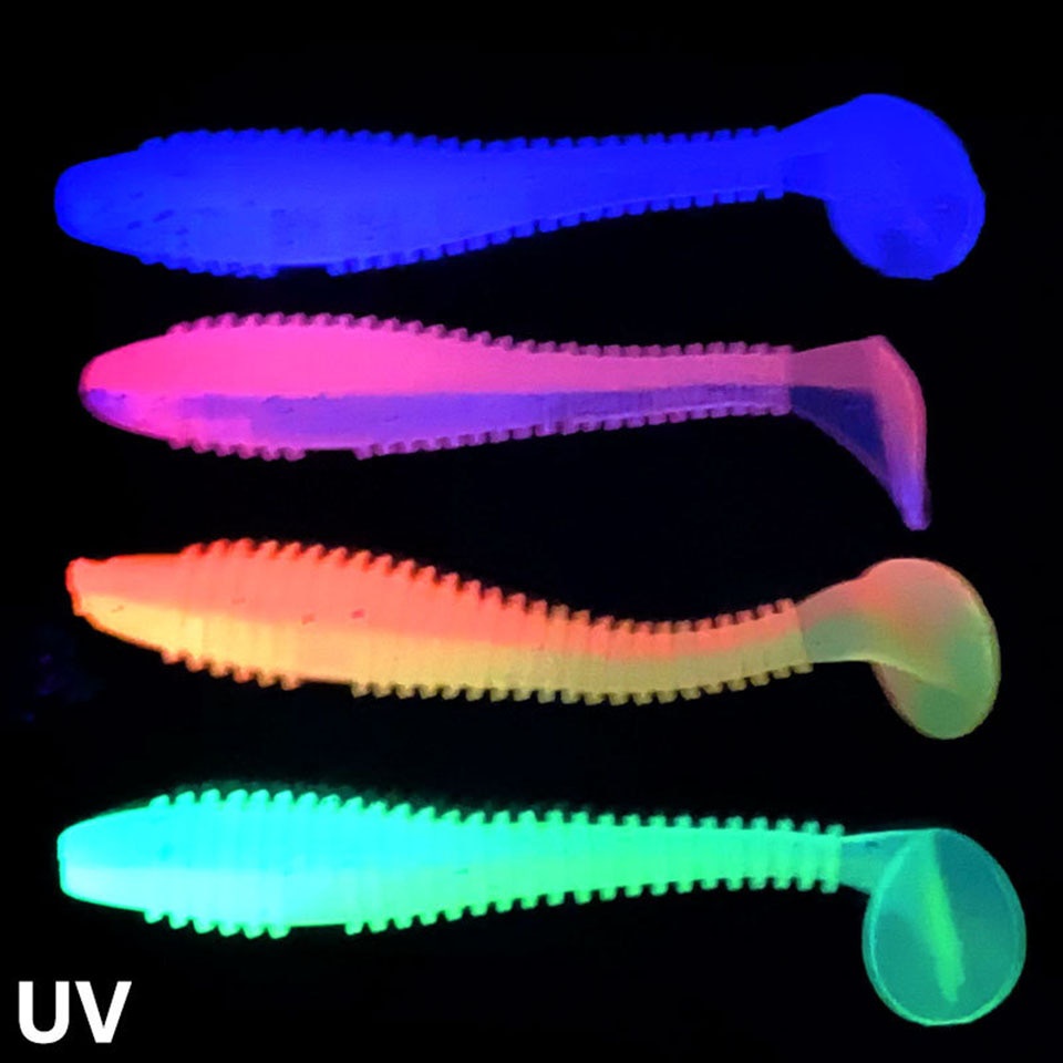 Bộ 10 Mồi Giả Câu Cá Hình Giun Mềm 4.5cm / 5.5cm / 6.5cm