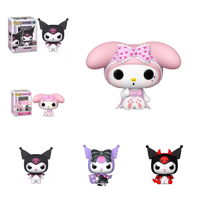 Mô Hình Nhân Vật Sanrio Kuromi Melody Dễ Thương