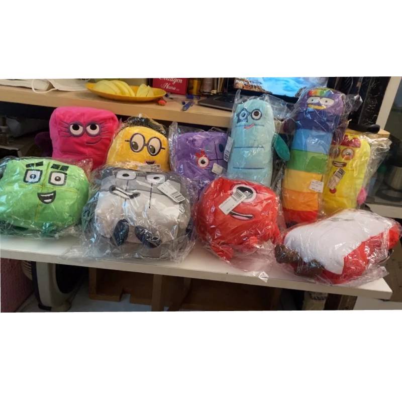 ✨Numberblock✨Búp bê nhồi bông hoạt hình thích hợp làm quà tặng cho trẻ em