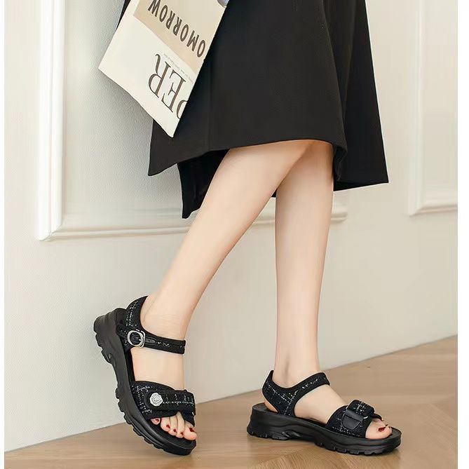 Xăng đan UNTEEY 081527 B28G18A 36Z230909 đế dày thời trang xinh xắn 2023