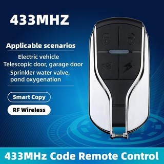 433mhz cửa nhà để xe sao chép mã nhân bản điều khiển từ xa bộ điều khiển không dây rf 433.92mhz cho bộ sao chép cổng