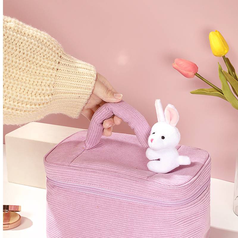 Túi Đựng Mỹ Phẩm Cỡ Lớn Hình Thỏ Bông Xinh Xắn