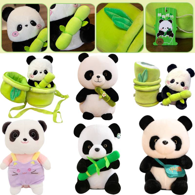 Túi Đeo Vai Hình Gấu Trúc Hoạt Hình 15-40CM