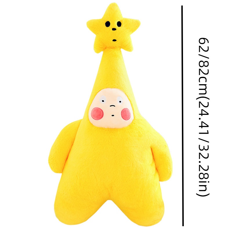 Gối Nhồi Bông Hình Trăng Sao Trang Trí Nhà Cửa