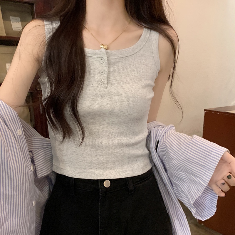 Áo Hai Dây Dáng Ngắn Thời Trang Mùa Hè 62890