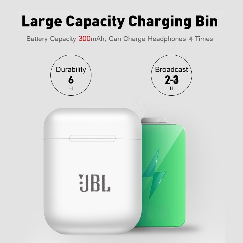 JBL Tai Nghe TWS Bluetooth 5.0 Không Dây TWS Có Micro Và Hộp Sạc