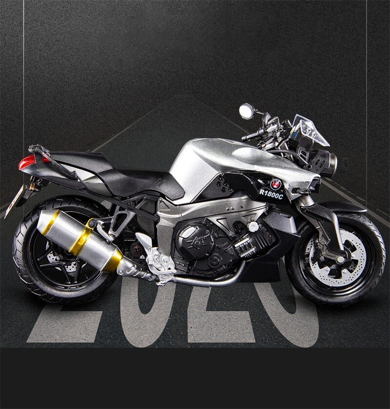 1:12 r1800c mô hình xe máy hợp kim diecasts kim loại vehicl moto autocycle shork-absorber off-road autobike collection đồ chơi