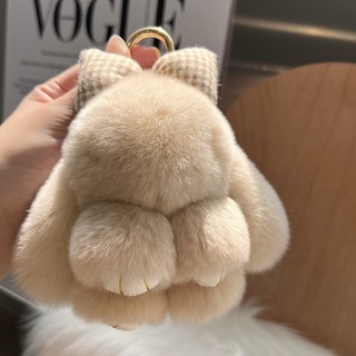 Móc Khóa Thỏ Lông Xù Đáng Yêu