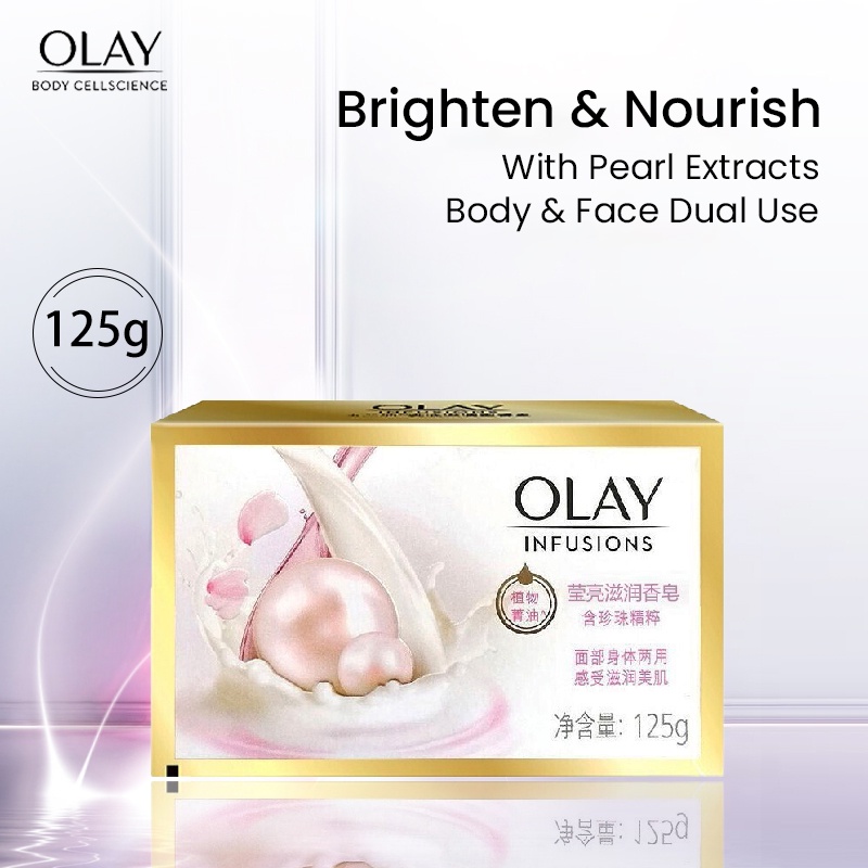 Xà Phòng Tắm OLAY 125g Dưỡng Ẩm Làm Sạch Sâu Có Hương Thơm Cao Cấp