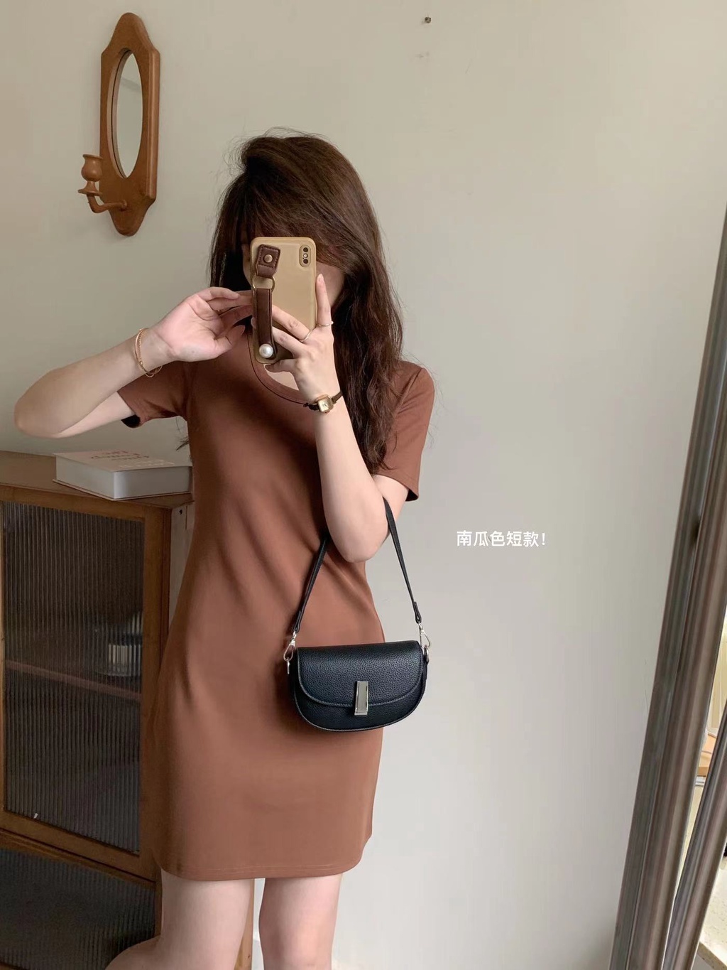 Đầm Thun Một Mảnh Ngắn Tay Thoải Mái Đơn Giản Mùa Hè 64413