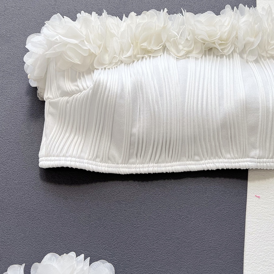 Bộ Đồ Bơi Một Mảnh Màu Trắng Họa Tiết Hoa Quyến Rũ Dễ Thương Cho Nữ