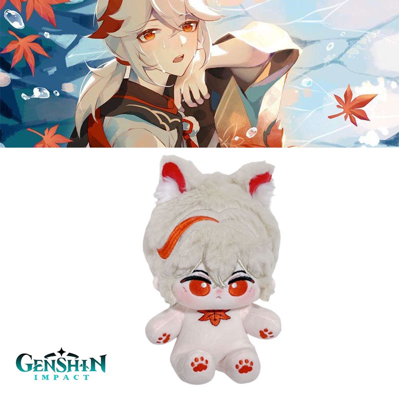 Búp Bê Nhồi Bông Cuddly Và Lá Phong 20cm Mềm Mại Lấy Cảm Hứng Từ Genshin Va Chạm Gió