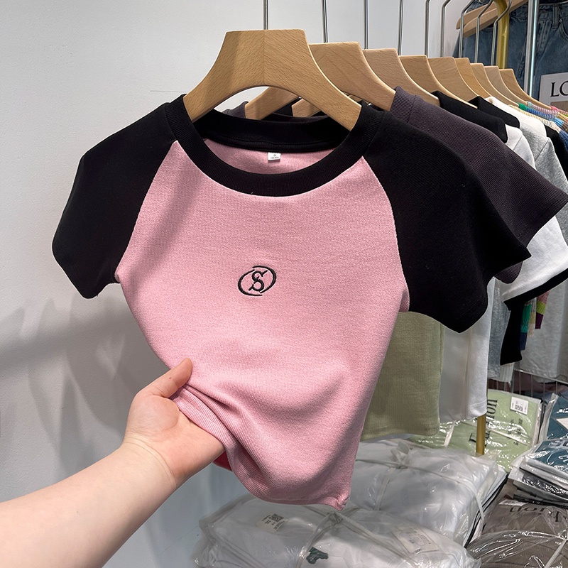 61954 Áo Thun Nữ Ngắn Mùa Hè