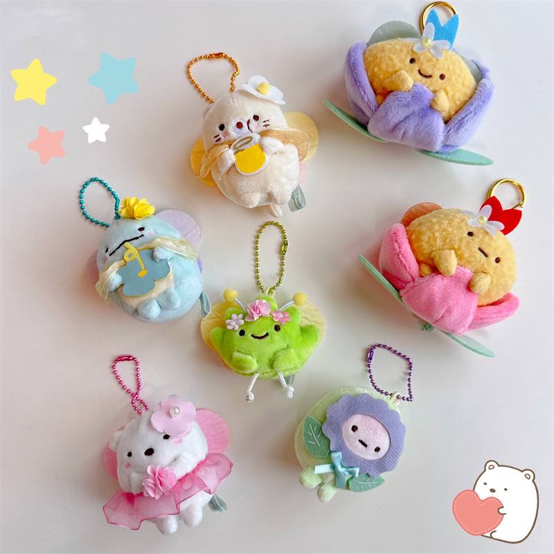 Móc Khóa Hình sumikko gurashi Nhồi Bông 50 Kiểu Dáng Dễ Thương