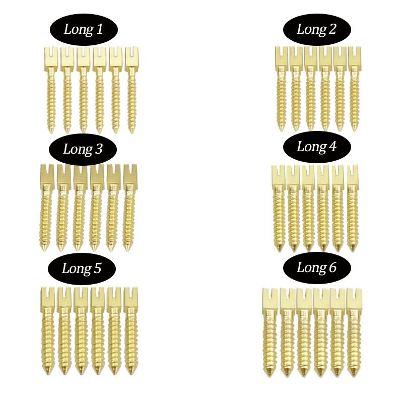 Set 120 Đinh Vít Thép Không Gỉ Mạ Vàng Chuyên Dụng Cho Nha Khoa