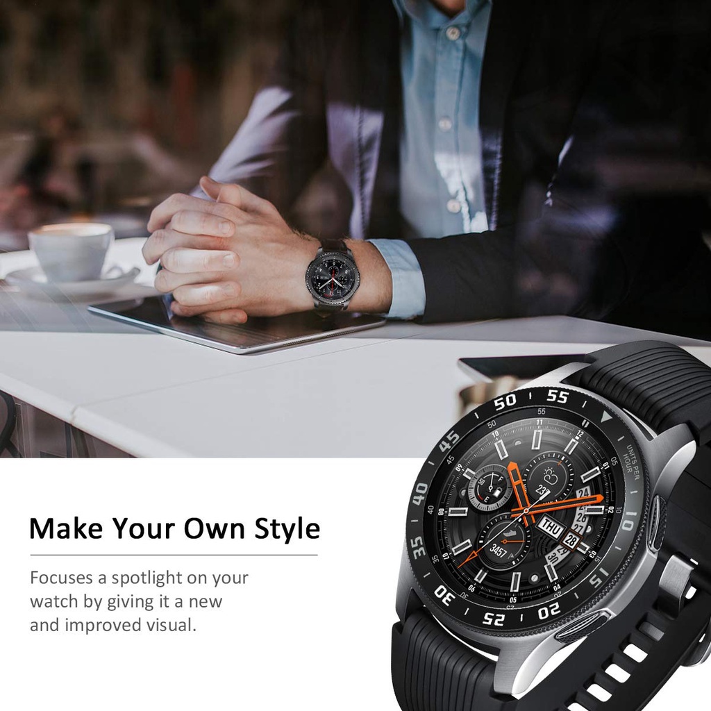 Ốp Bảo Vệ Bằng Thép Không Gỉ Cho Đồng Hồ Thông Minh Samsung Galaxy Watch 4 Classic 42mm 46mm