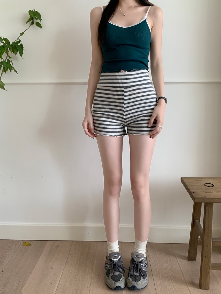 Quần Short Viền Ren In Chữ Thoải Mái Thời Trang Xuân Hè Phong Cách Hàn Quốc 64688