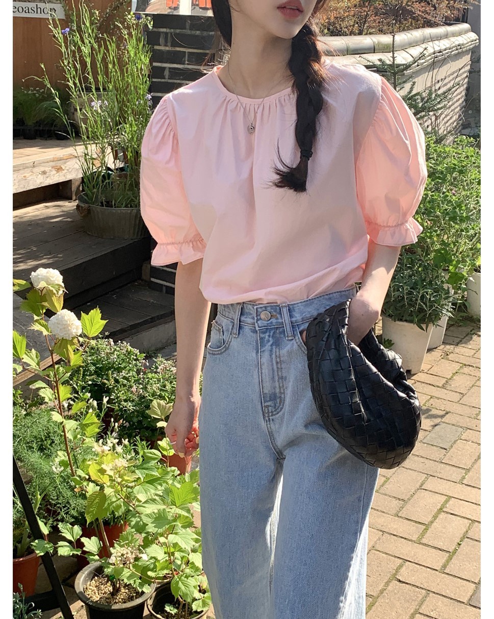 Áo Tay Phồng Cột Dây Mùa Hè 64646