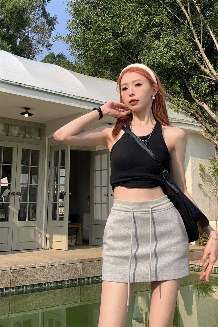 CheeseBunny Chân Váy Chữ A Ngắn Cao Cấp , Chân Váy Dạ Siêu cá Tính