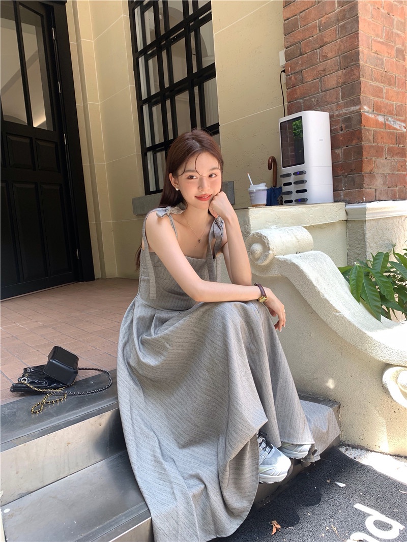 Đầm Hai Dây Nhấn Eo Thanh Lịch Mùa Hè 65760