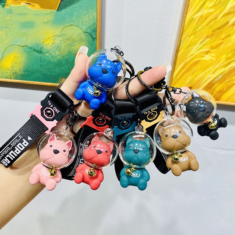 Móc Khóa Hình Chú Chó Hoạt Hình Dễ Thương