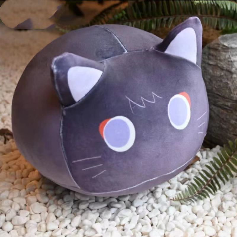HYC Humey Thú nhồi bông hình mèo Genshin Impact va chạm Teyvat Zoo Kunikuzushi cho bé