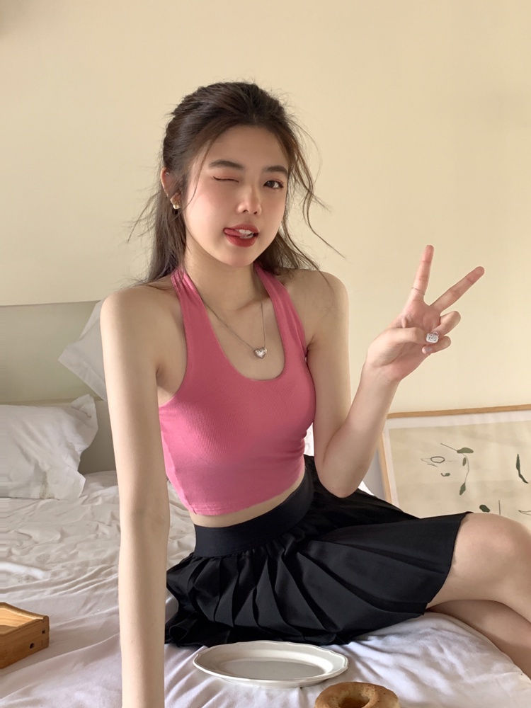 Áo Yếm Hai Dây Mỏng Vừa Vặn Với Đệm Ngực 64475