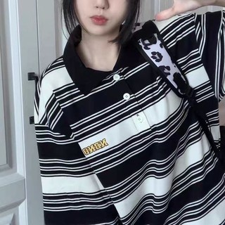 Áo thun SOERVIMY JL1202 tay ngắn dáng rộng thời trang đường phố Mỹ cá tính cho nữ