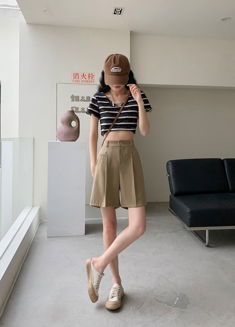 Quần Short Dáng Rộng Thời Trang Mùa Hè 62020 Dành Cho Nữ