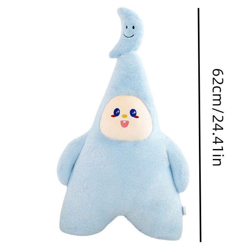 Gối Nhồi Bông Hình Trăng Sao Trang Trí Nhà Cửa