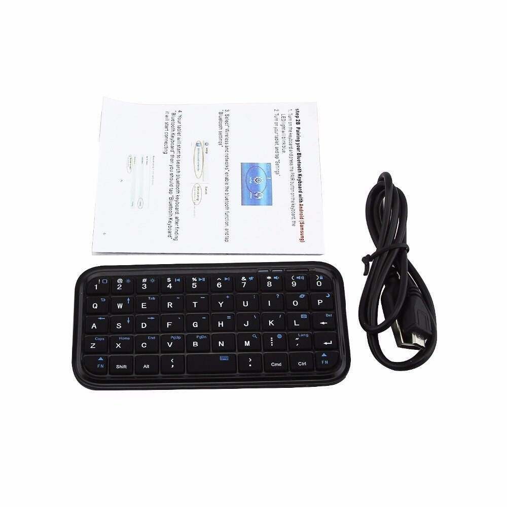 Bàn Phím Bluetooth Không Dây mini Có Thể Sạc Lại Cho Laptop / Điện Thoại / Máy Tính Bảng