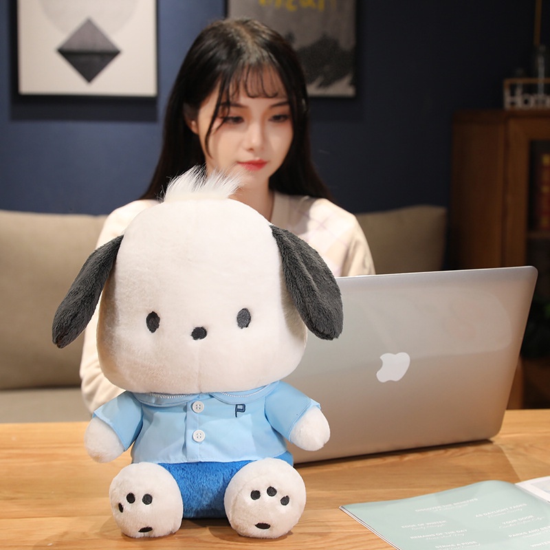 SANRIO Thú Nhồi Bông Hình Cún / Thỏ / Pochacco Pochacco Đáng Yêu Trang Trí Nhà Cửa