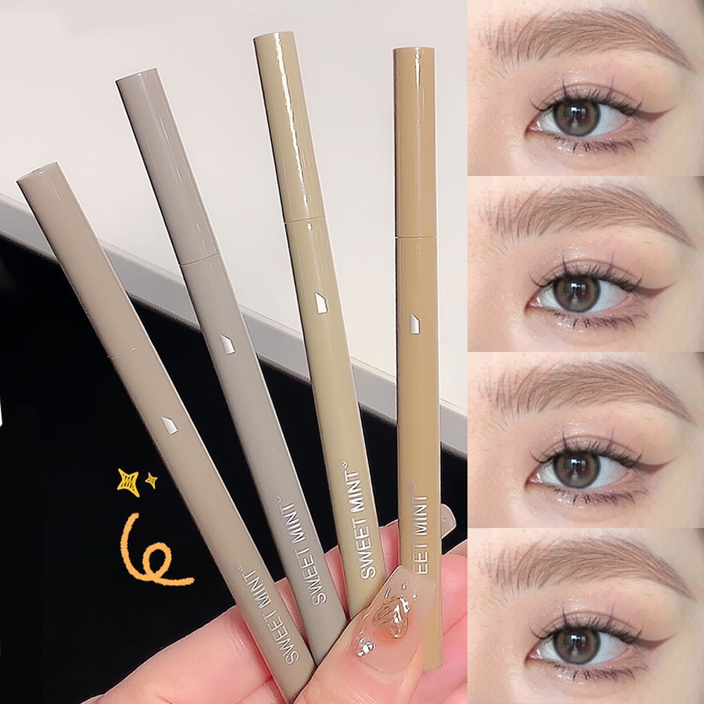 Bút Kẻ Lông Mày Dạng Lỏng 4 Màu Tùy Chọn Chống Nước Nhanh Khô Dành Cho Nữ