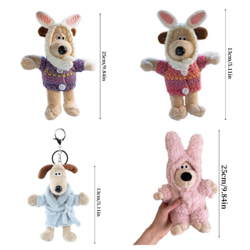 HYC Humey Đồ chơi nhồi bông 13 / 25cm Hình Nhân Vật Hoạt Hình Đáng Yêu Trang Trí Nhà Cửa