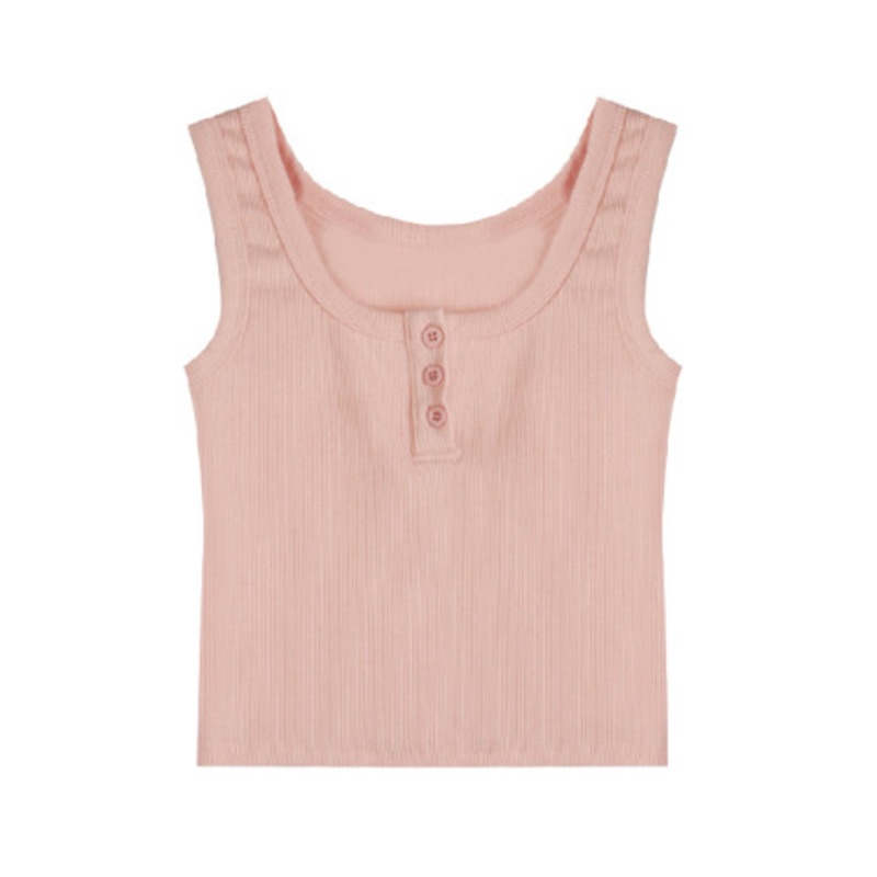 Áo Hai Dây Cổ Vuông Màu Trơn Quyến Rũ Thời Trang Hè