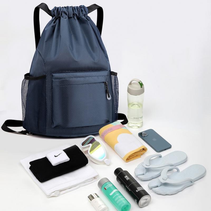 Balo Dây Rút Màu Trơn Thiết Kế Đơn Giản Thời Trang Đi Học / Tập Gym