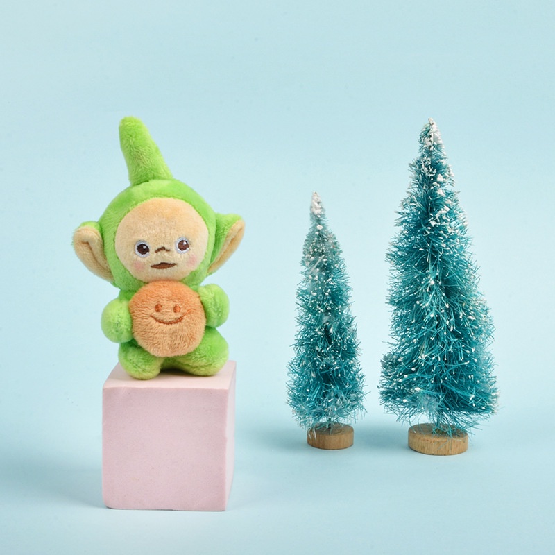 HYC Humey Móc Khóa Mới Búp Bê Nhồi Bông Hình Teletubbies Có Âm Thanh Đáng Yêu Trang Trí Túi Xách