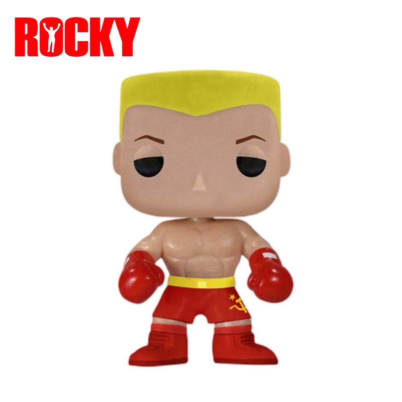 Quạt Đồ Chơi Mô Hình Nhân Vật Anime 10cm Funko POP Boxer Rocky Clubber Ivan Action Trang Trí Quà Tặng Cho Trẻ Em