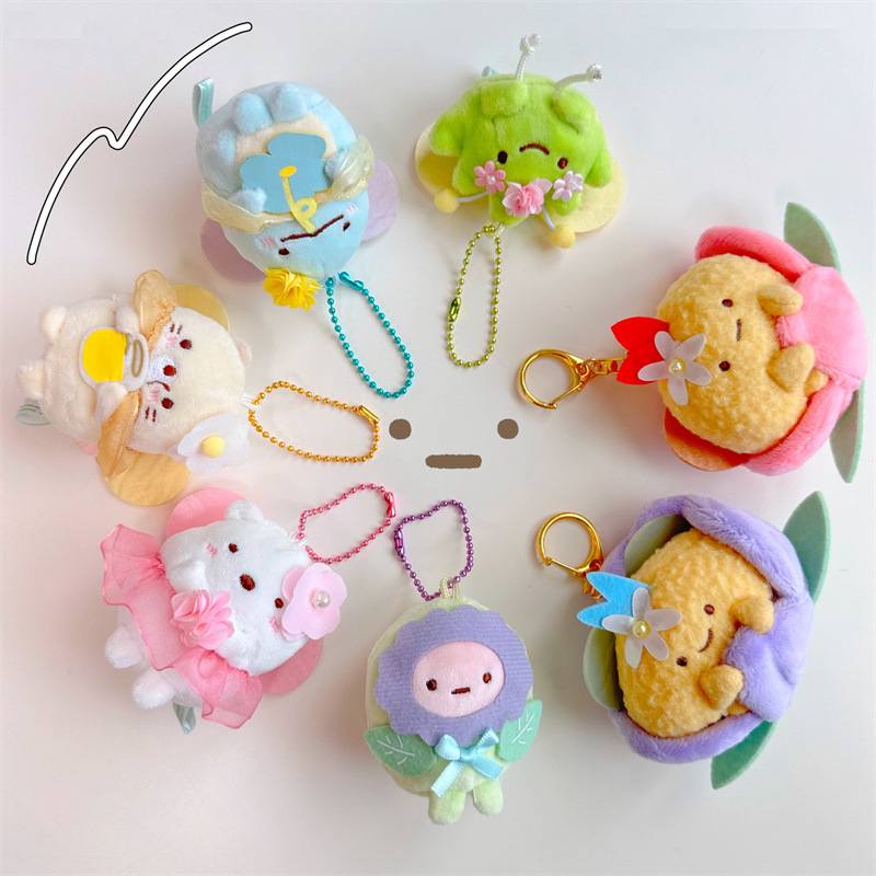 Móc Khóa Hình sumikko gurashi Nhồi Bông 50 Kiểu Dáng Dễ Thương