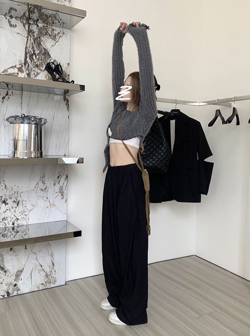 Quần Ống Rộng Lưng Thun Mỏng Thời Trang Sành Điệu 62149
