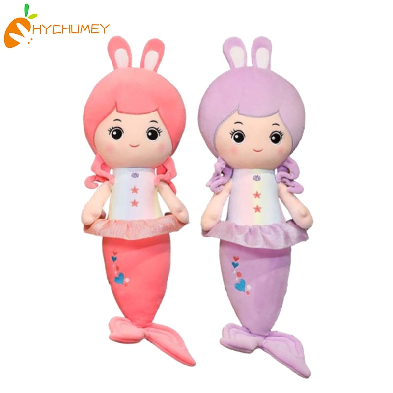 HYC Humey Thú Nhồi Bông Hình Nàng Tiên Cá Màu Tím 50-110cm Cho Bé Gái