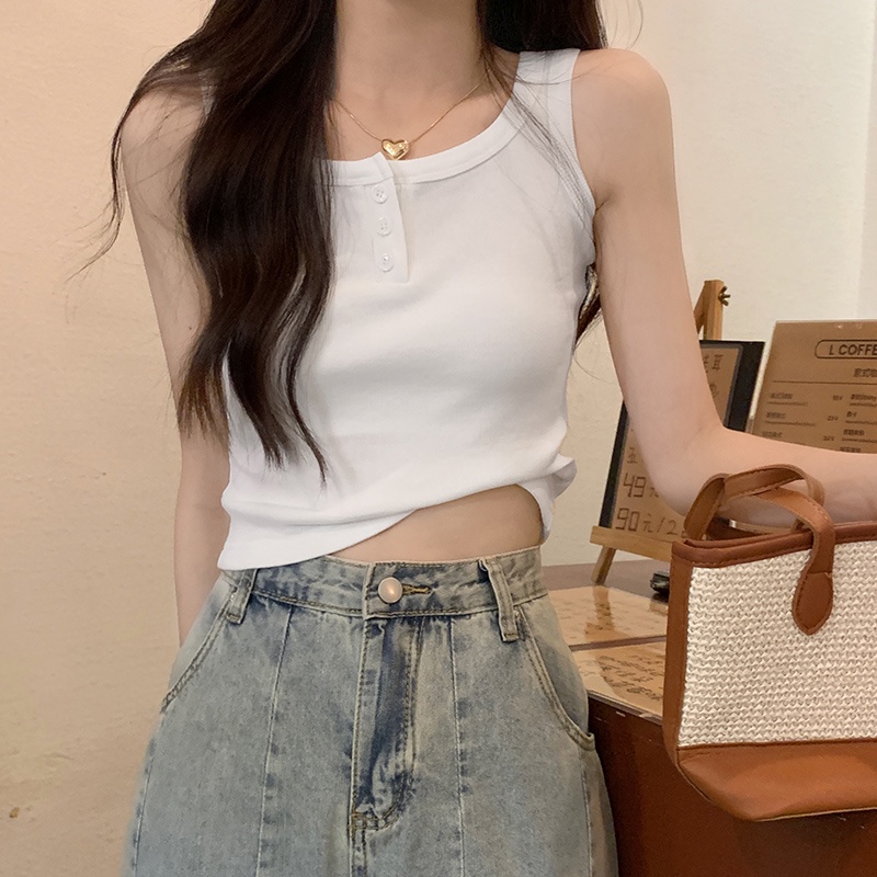 Áo Hai Dây Dáng Ngắn Thời Trang Mùa Hè 62890