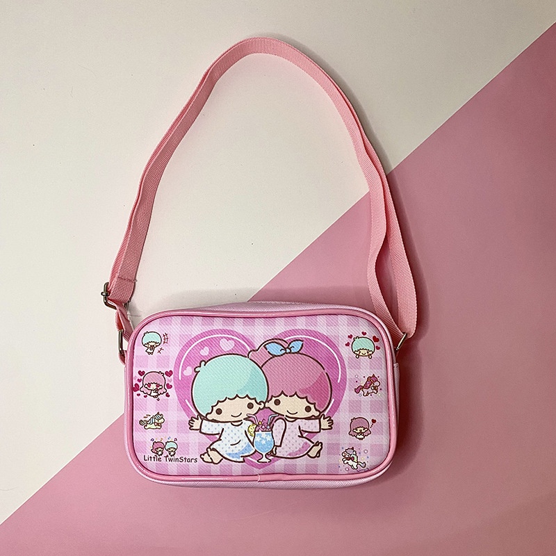 Túi Da Đeo Chéo Kuromi Hình Vuông Nhỏ Đựng Điện Thoại Đa Năng Thời Trang Phong Cách Hàn Quốc Cho Nữ