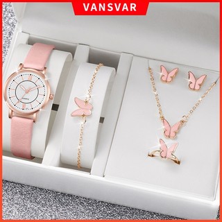 Đồng hồ quartz nữ dây da thời trang