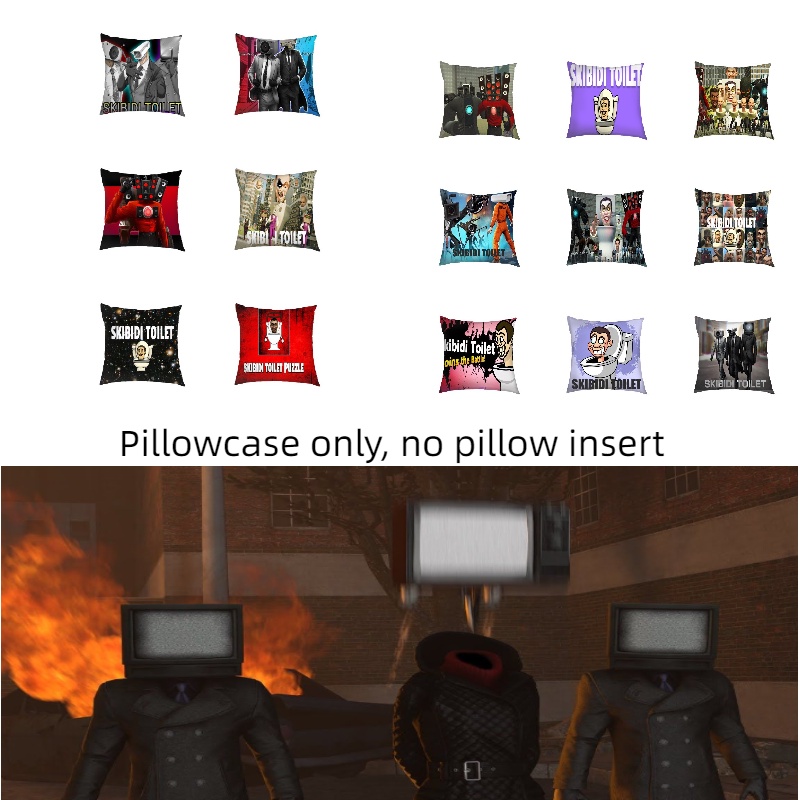 Skibidi Vỏ Gối Trang Trí Ghế sofa