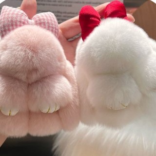 Móc Khóa Thỏ Lông Xù Đáng Yêu
