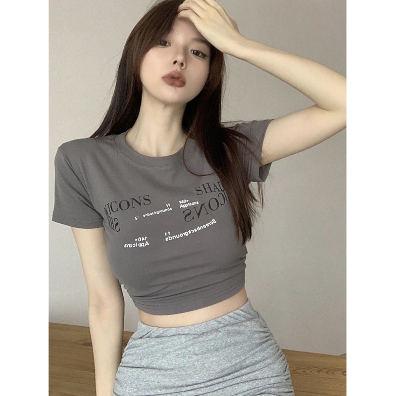 Áo Thun Ngắn Tay In Hình Thời Trang