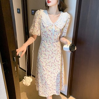 Đầm Hoa Cổ Búp Bê Thời Trang Mùa Hè Mới