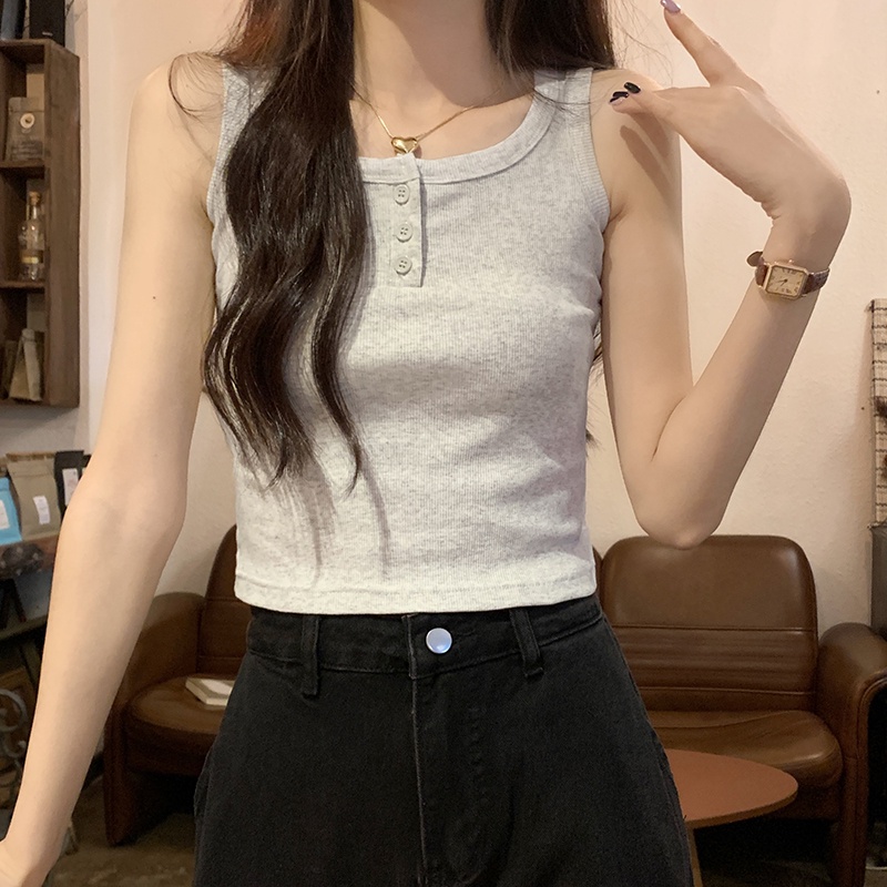 Áo Hai Dây Dáng Ngắn Thời Trang Mùa Hè 62890